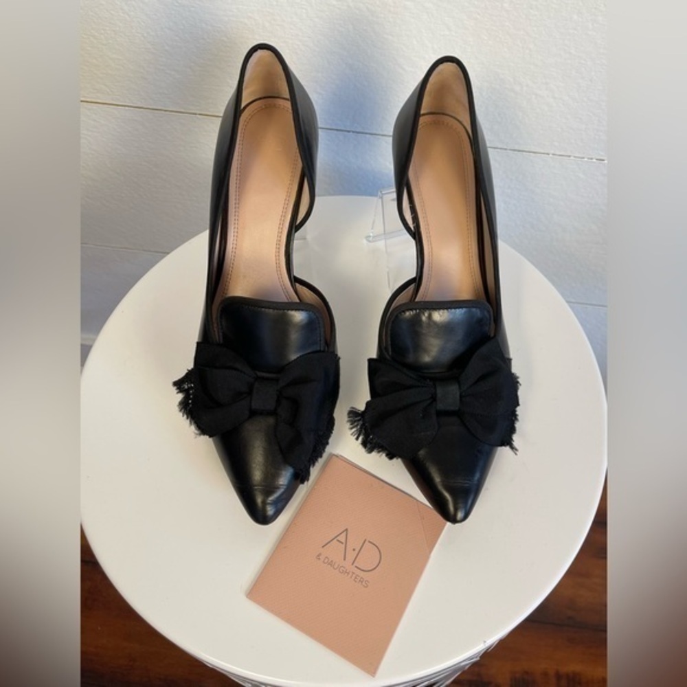 A.D & Daughters Black Heels Size 8.5